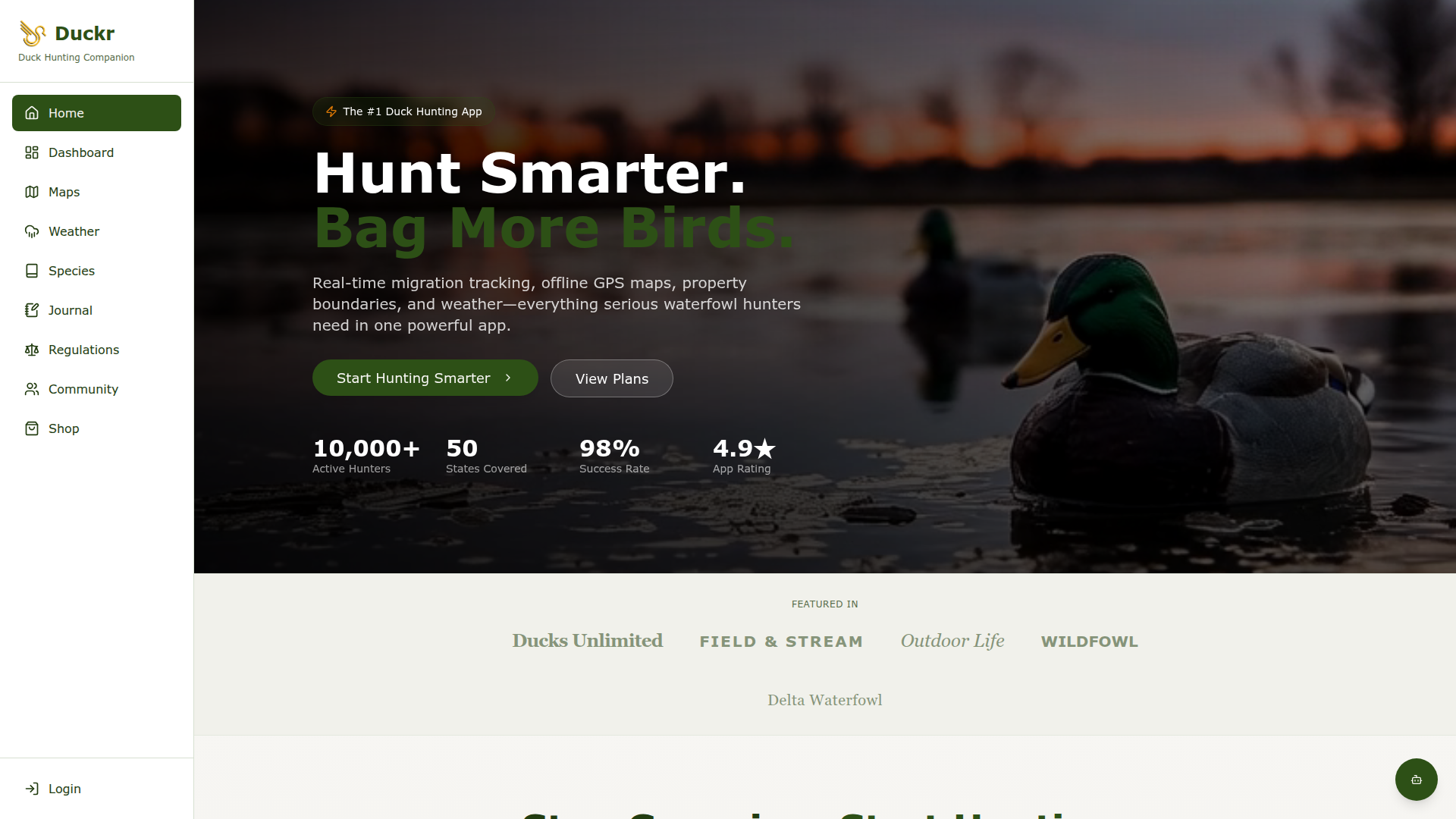 Duck Application SS Systems LLC - Mobile & Web App Development